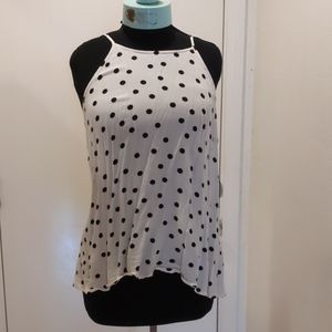 Polka dot tank top